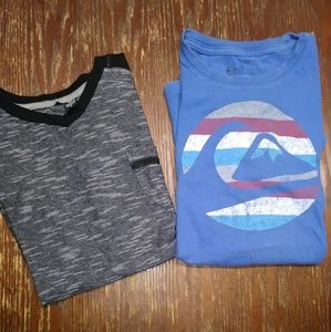 Men's Bundle of Quiksilver blue Tee shirt